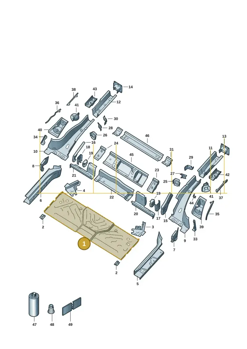 1EA813115 — Volkswagen ID.3 Pro (2019-2024) diagram 10a803020, position 1