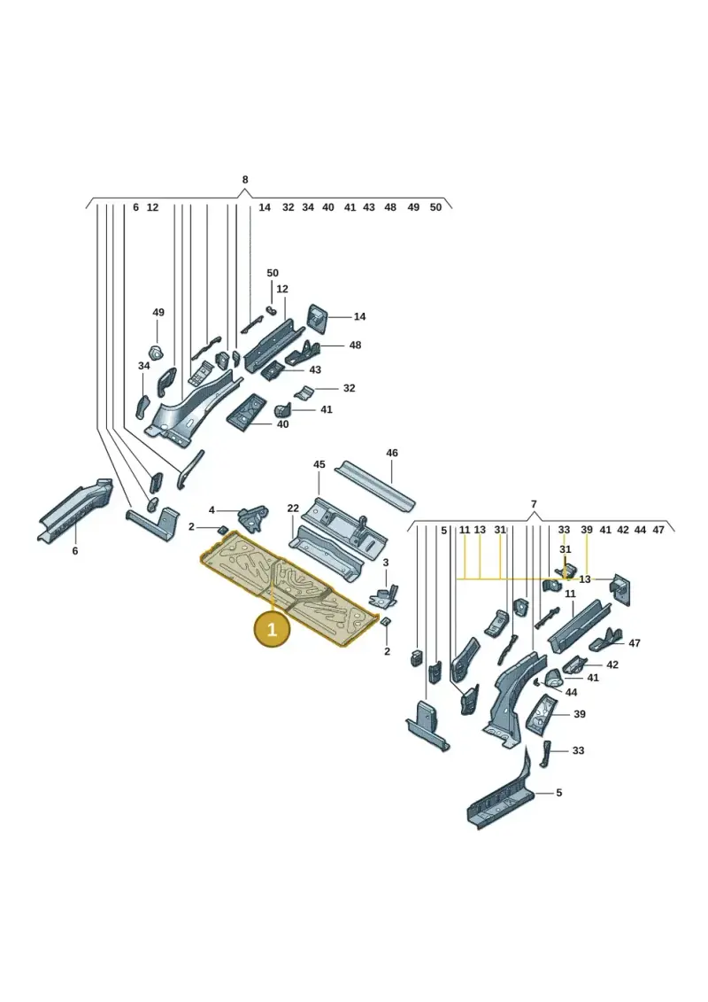 1EA813115 — Volkswagen ID.4 X (2020-) diagram 11d803020, position 1