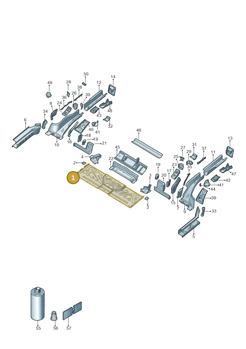 1EA813115E — Volkswagen ID.4 Pro (2020-2023) diagram 11a803020, position 1