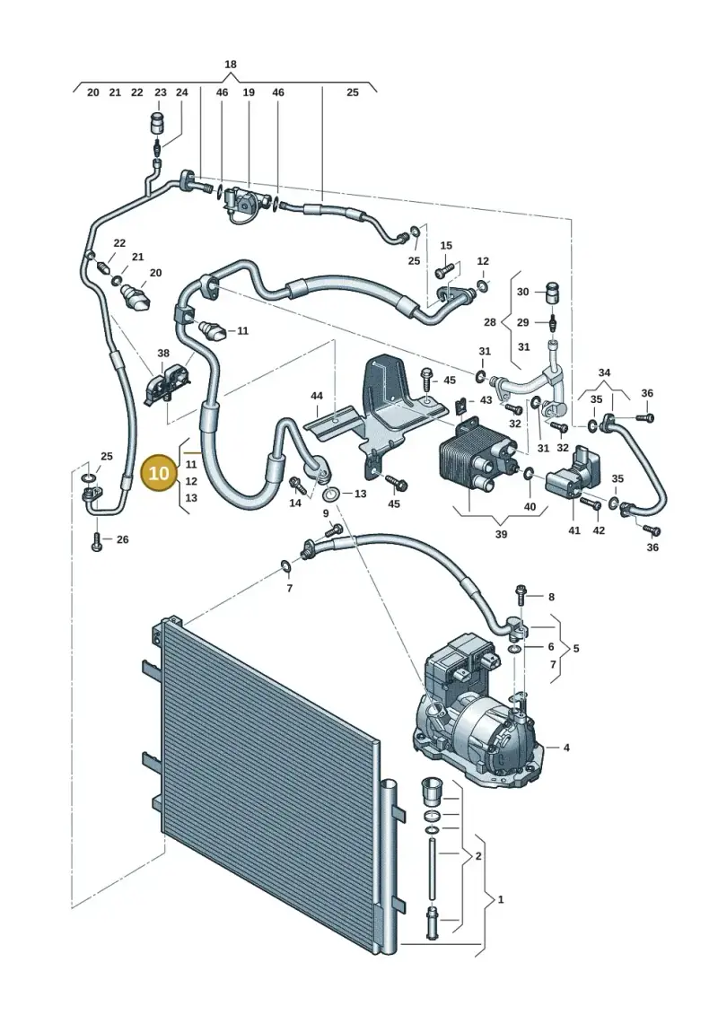 1EA816743L — Volkswagen ID.4 Pro (2020-2023) diagram 10a260401, position 10