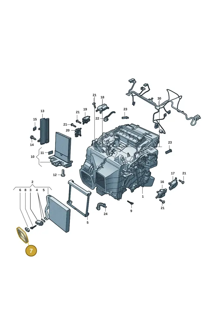 1EA819037 — Volkswagen ID.7 Limousine Pro (2023-) diagram 10a820200, position 7