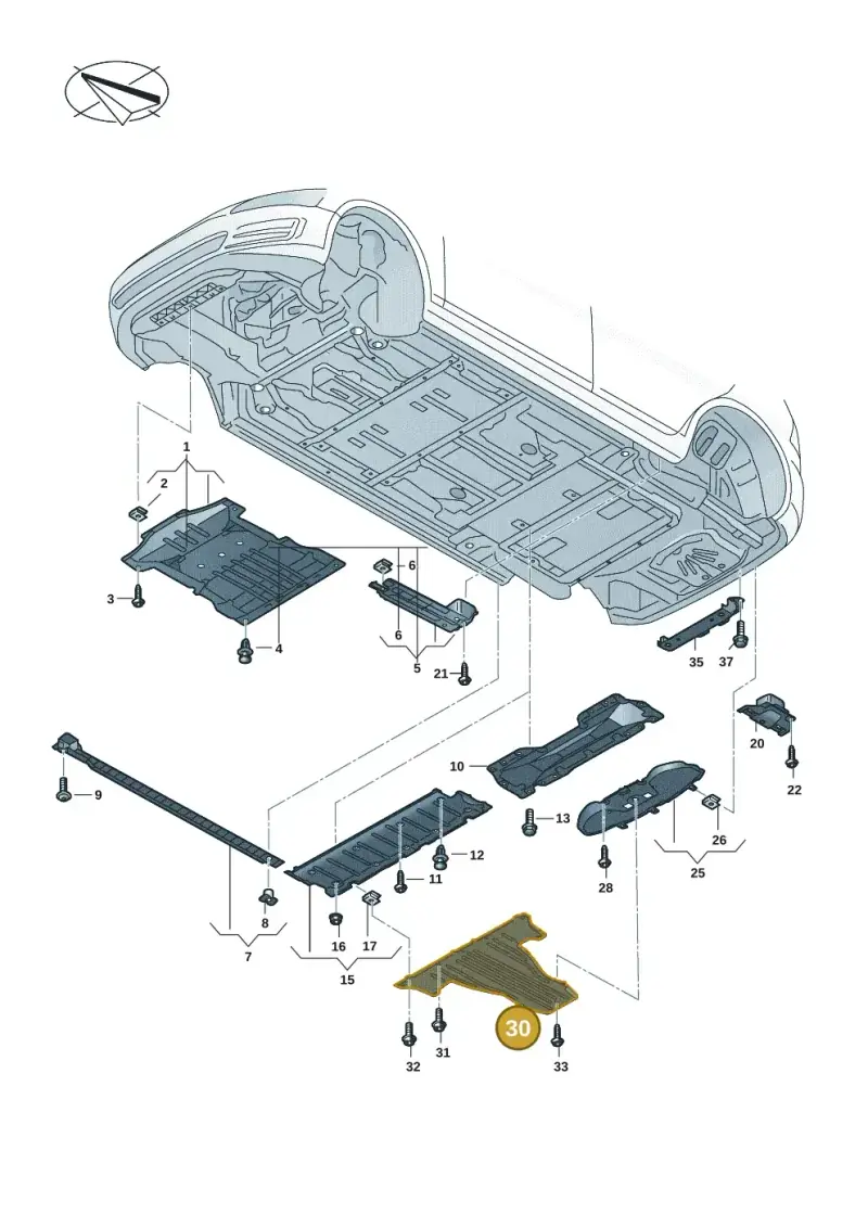 1EA825102D — Volkswagen ID.3 Pro (2019-2024) diagram 10a825000, position 30