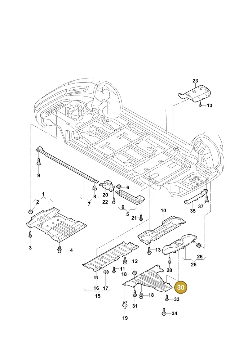 1EA825102D — Volkswagen ID.6 X (2021-) diagram 12d825000, position 30
