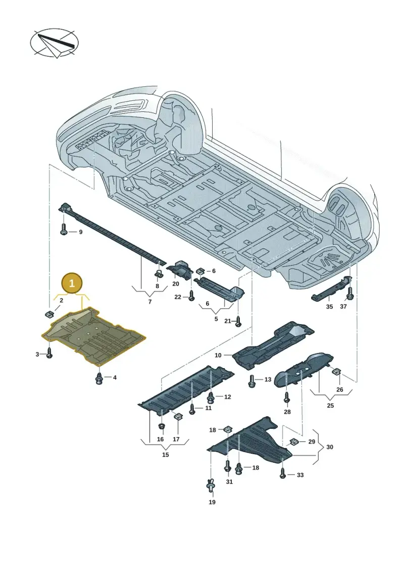 1EA825236C — Skoda Enyaq (2020-2021) diagram 50a825000, position 1