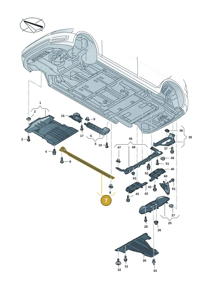 1EA825530 — Volkswagen ID.7 Limousine Pro (2023-) diagram 14b825000, position 7