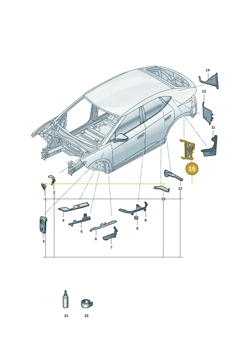 1EA864626 — Volkswagen ID.UNYX (2024-) diagram 11h864000, position 15