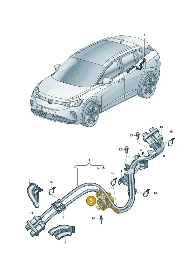 1EA907175 — Volkswagen ID.4 Pro (2020-2023) diagram 11a970008, position 3