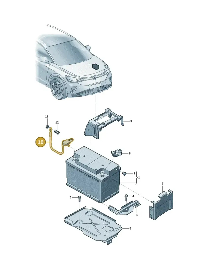 1EA915181A — Volkswagen ID.6 X (2021-) diagram 12d915000, position 10