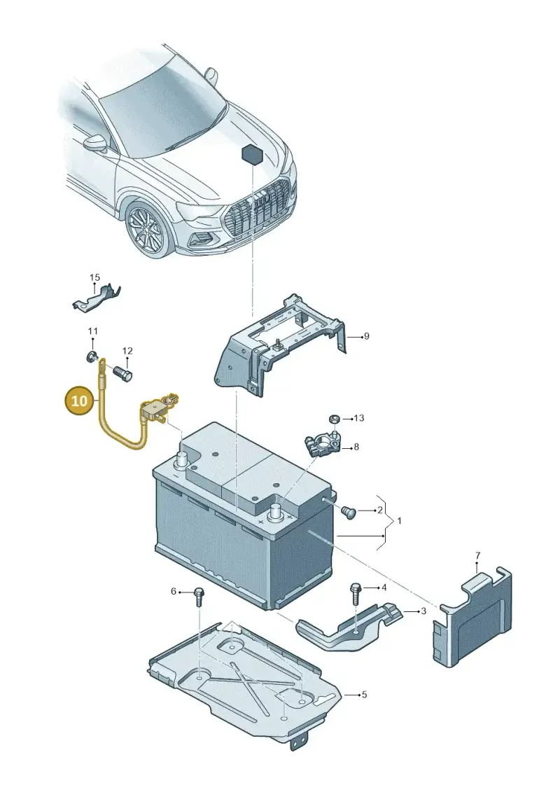 1EA915181A — Audi Q4 Sportback (2021-2025) diagram 89a915000, position 10
