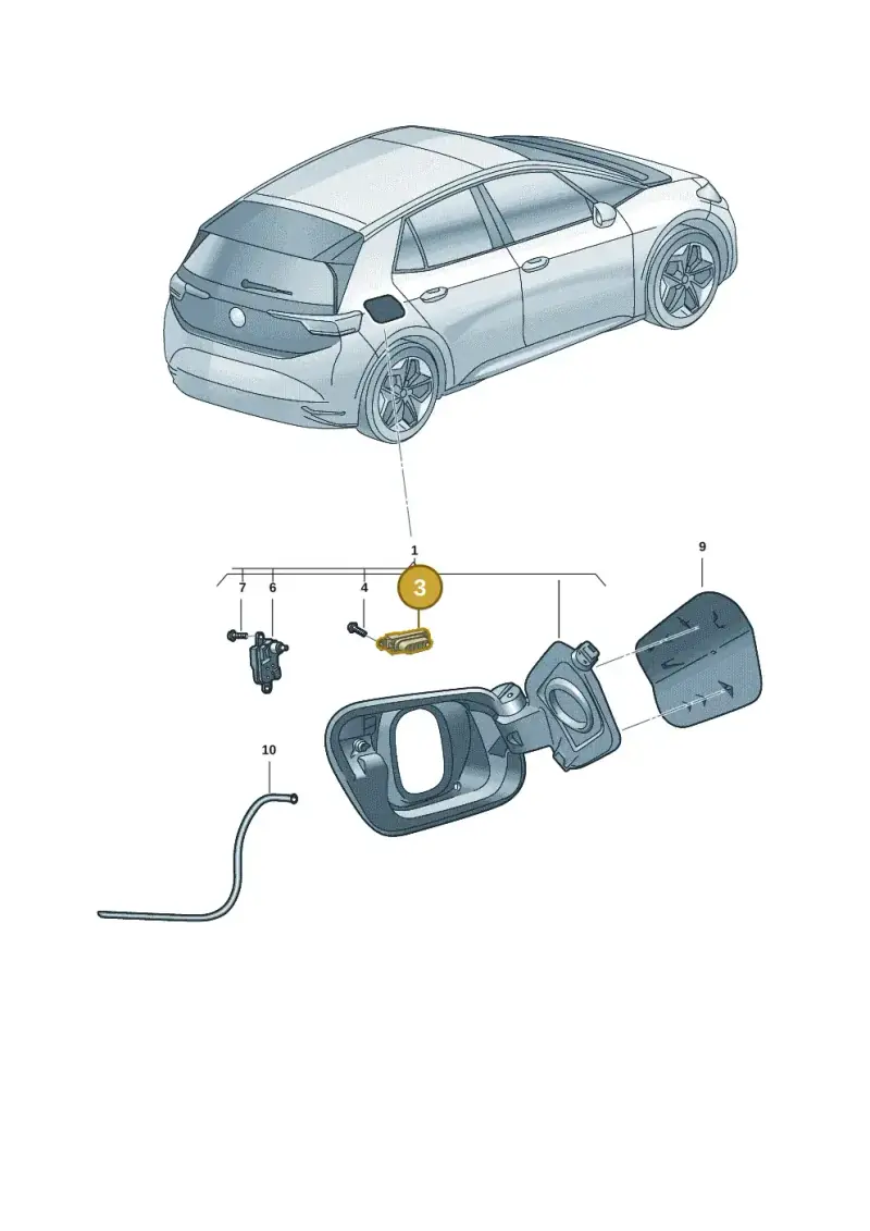 1EA915211A — Volkswagen ID.3 Pro (2019-2024) diagram 10a809000, position 3