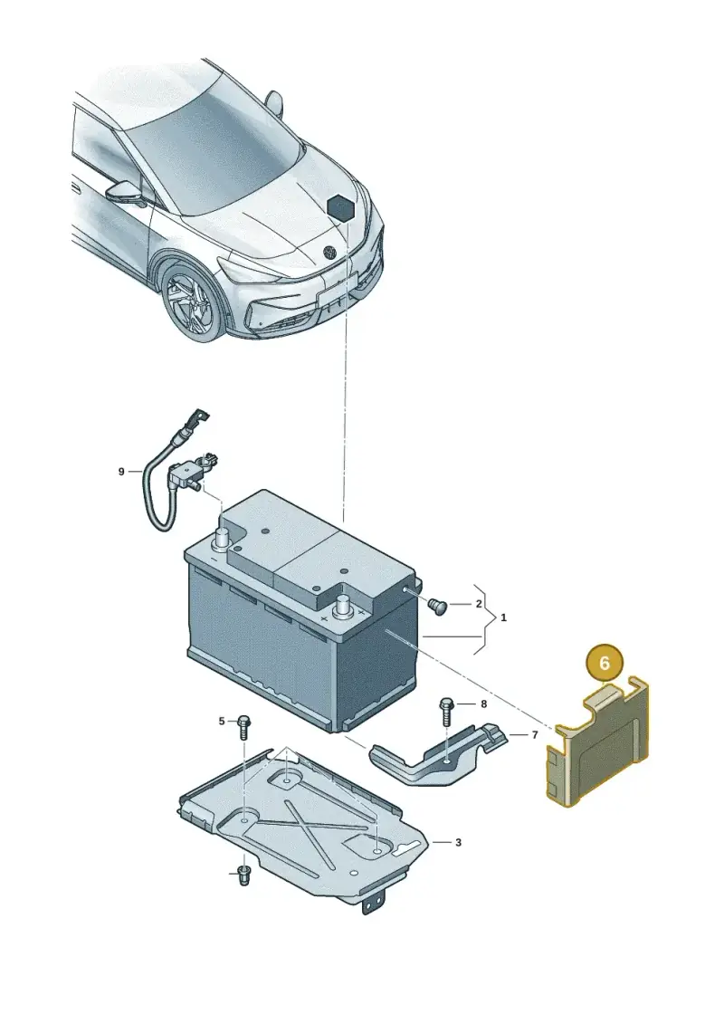 1EA915325 — Volkswagen ID.UNYX (2024-) diagram 11h915000, position 6