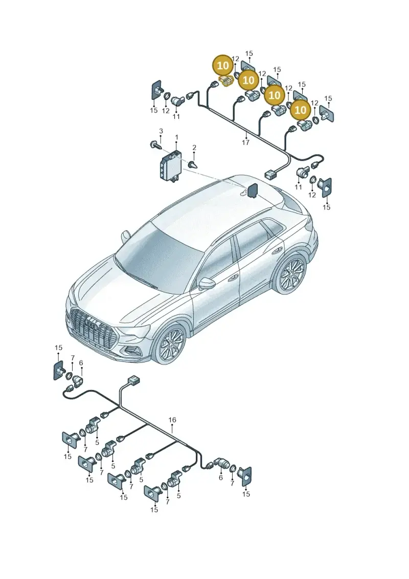 1EA919275 — Audi Q4 Sportback (2021-2025) diagram 89a919200, position 10