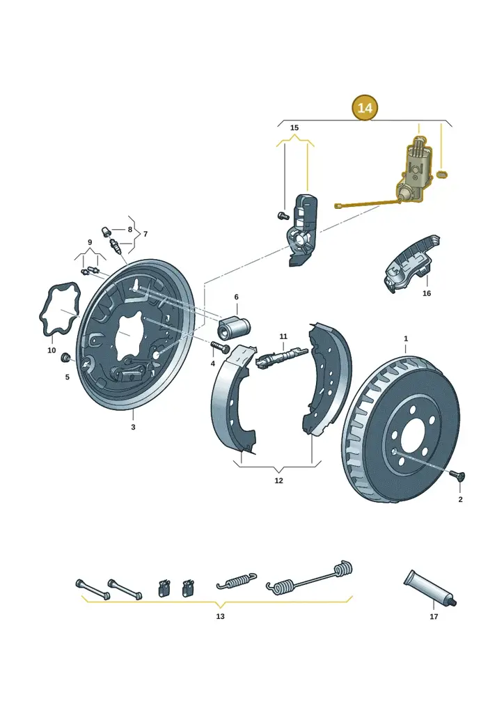 1EA927282 — Volkswagen ID.7 Limousine Pro (2023-) diagram 89a609000, position 14