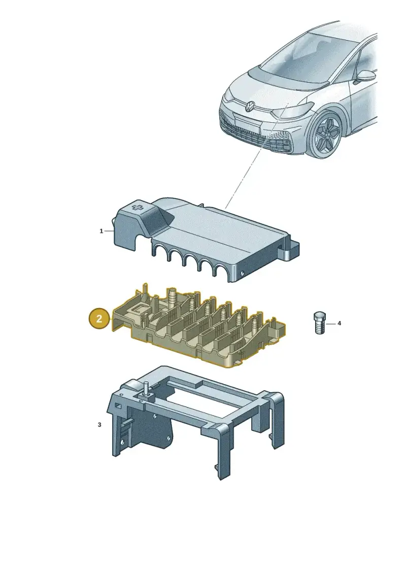 1EA937548A — Volkswagen ID.3 Pro (2019-2024) diagram 10a937020, position 2