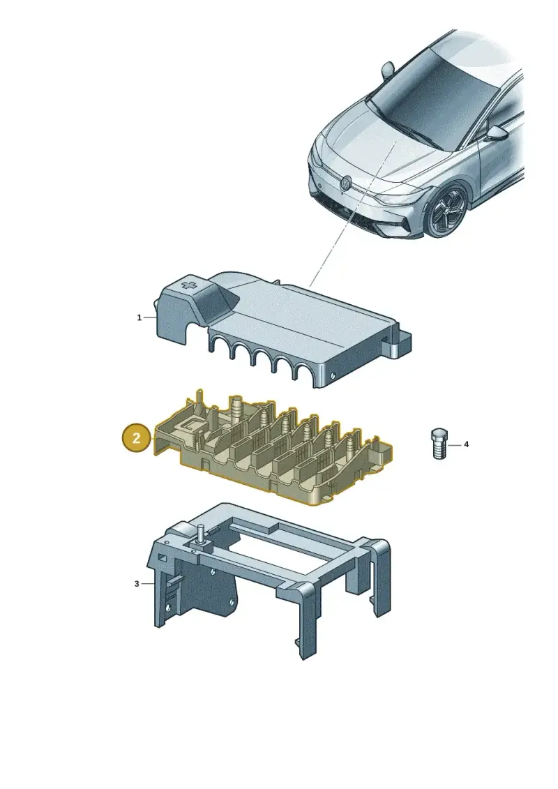 1EA937548A — Volkswagen ID.7 Limousine Pro (2023-) diagram 14b937020, position 2