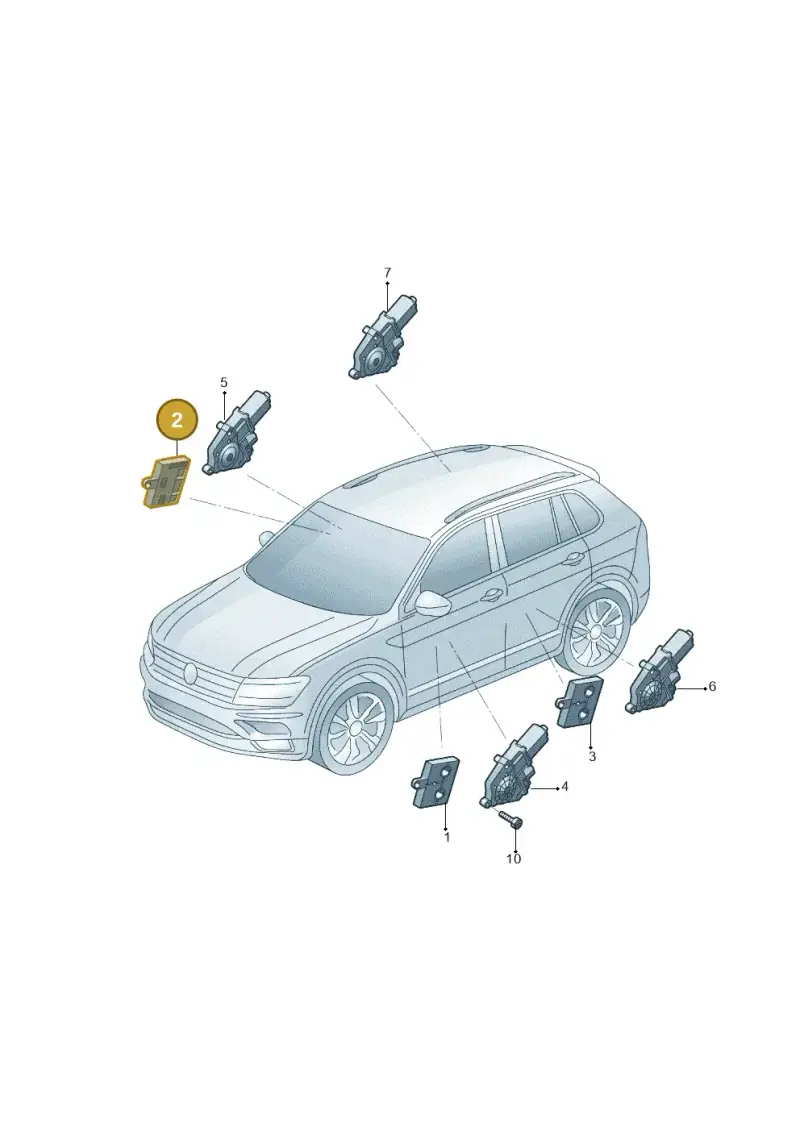 1EA959592D — Volkswagen ID.6 X (2021-) diagram 519959150, position 2