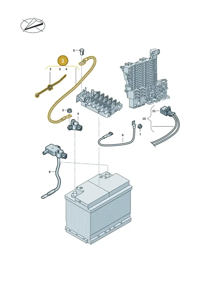 1EA971228A — Volkswagen ID.4 Pro (2020-2023) diagram 11a971005, position 1