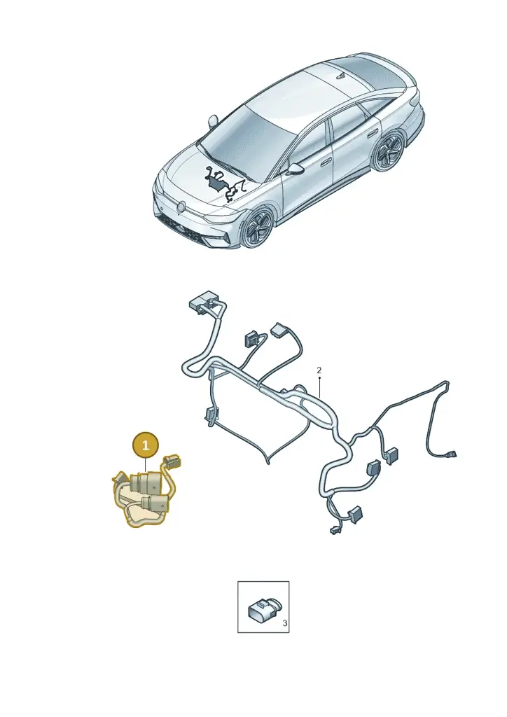 1EA971566R — Volkswagen ID.7 Limousine Pro (2023-) diagram 14b972655, position 1