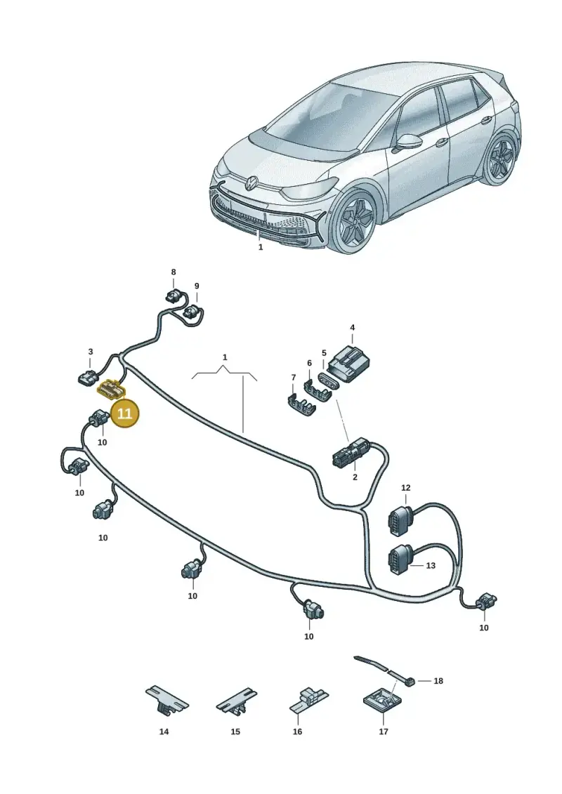 1EA971633 — Skoda Enyaq (2020-2021) diagram 10a971000, position 11