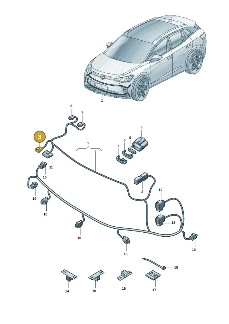 1EA971633 — Volkswagen ID.6 X (2021-) diagram 12d971000, position 3