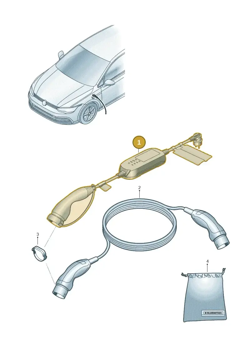 1EA971675AD — Volkswagen Golf 2.0 BlueMotion (2019-2024) diagram 5h0970000, position 1