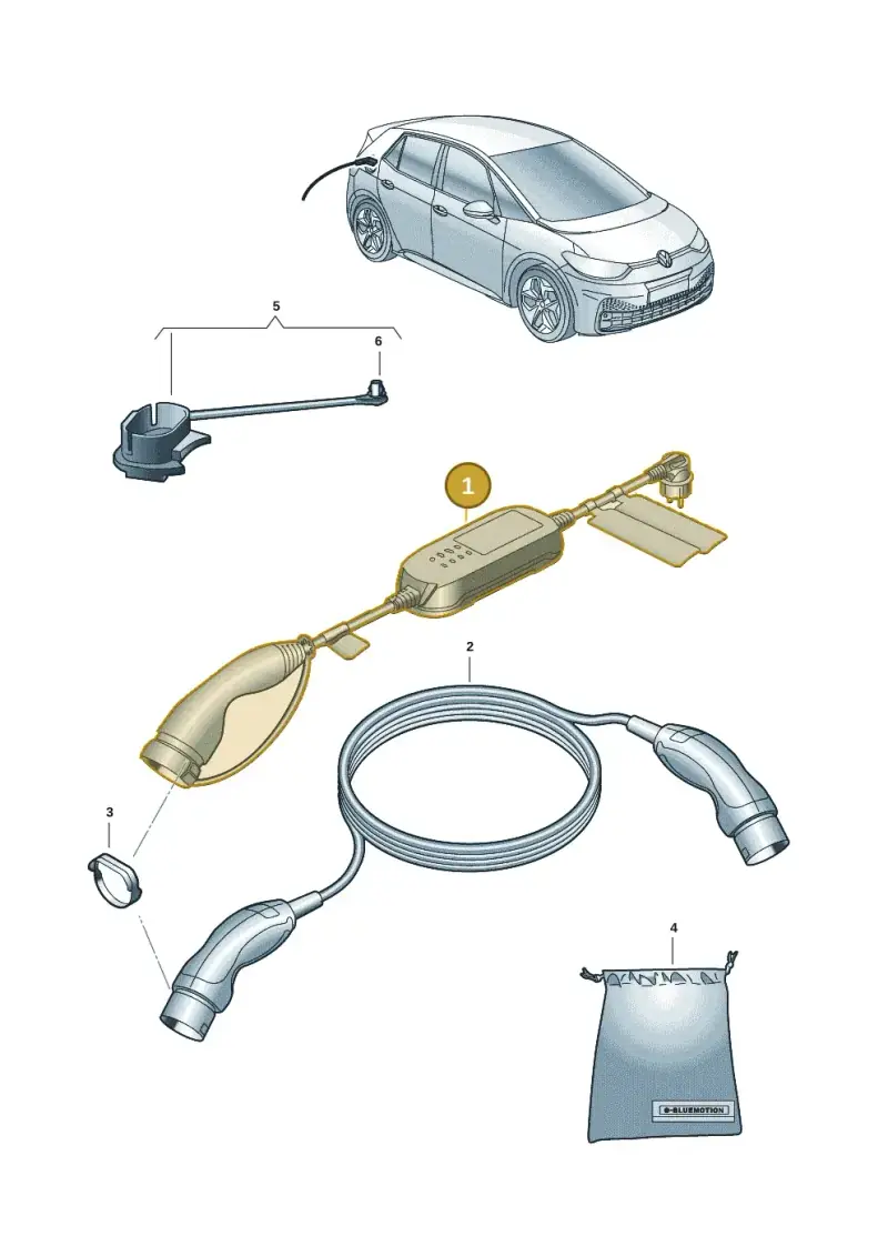 1EA971675BH — Volkswagen ID.3 Pro (2019-2024) diagram 10a970000, position 1