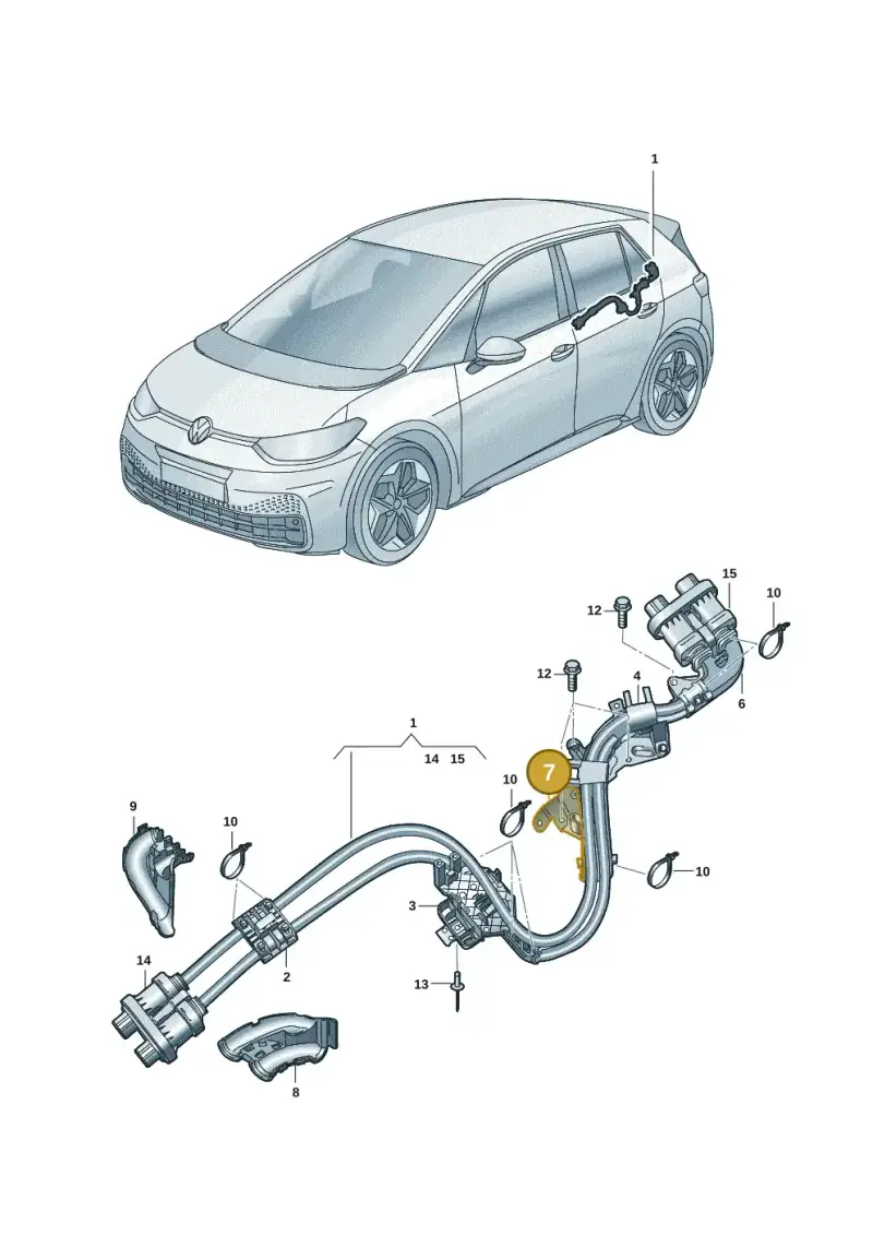 1EA971806 — Volkswagen ID.3 Pro (2019-2024) diagram 10a970008, position 7