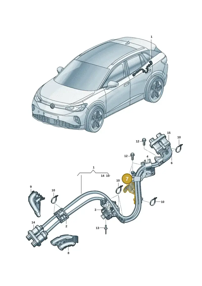 1EA971806 — Volkswagen ID.4 Pro (2020-2023) diagram 11a970008, position 7