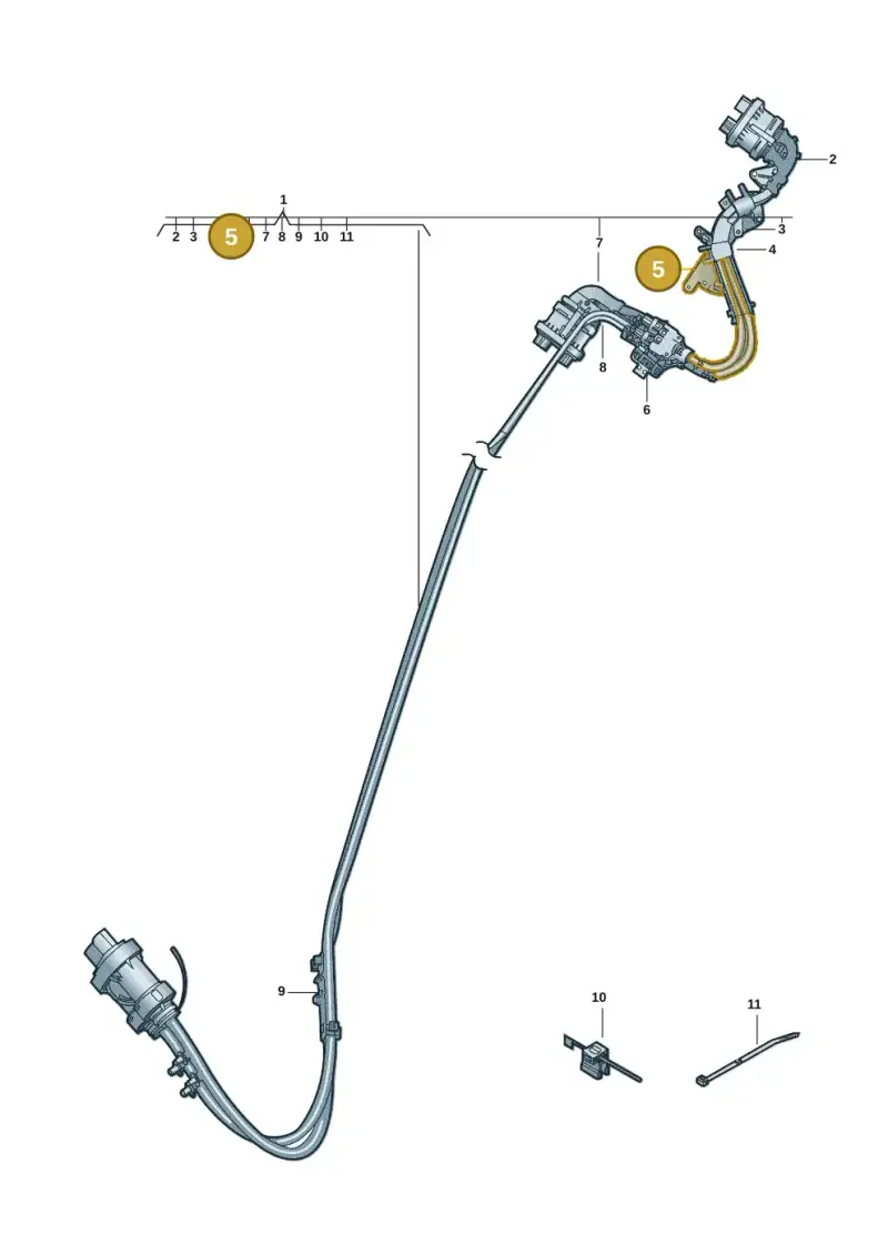 1EA971806 — Volkswagen Aero saloon (2023-) diagram 11d970050, position 5