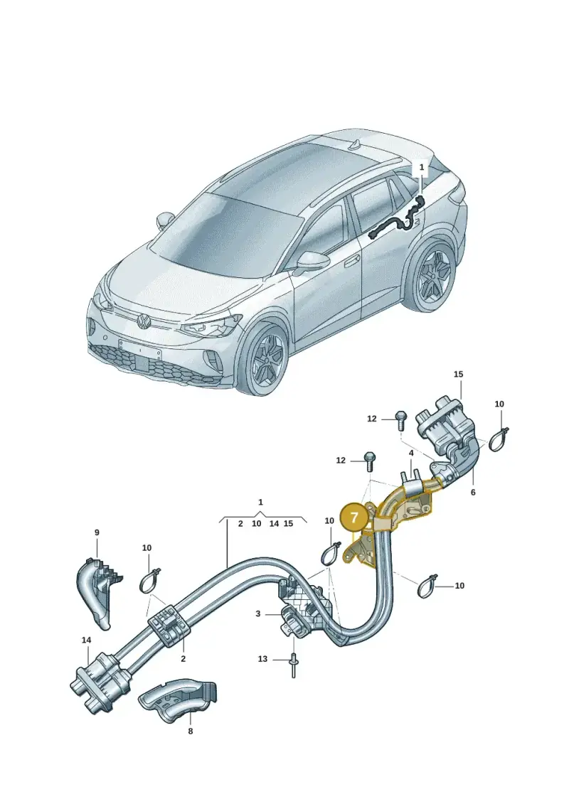 1EA971806 — Volkswagen ID.3 (2021-) diagram 12d970008, position 7