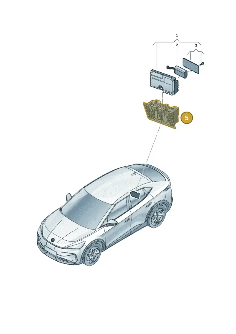 1EA971845 — Volkswagen ID.UNYX (2024-) diagram 11h035600, position 5