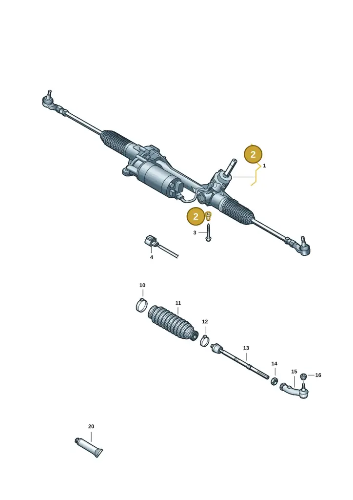 1EB422121 — Volkswagen ID.7 Limousine Pro (2023-) diagram 15a423150, position 2