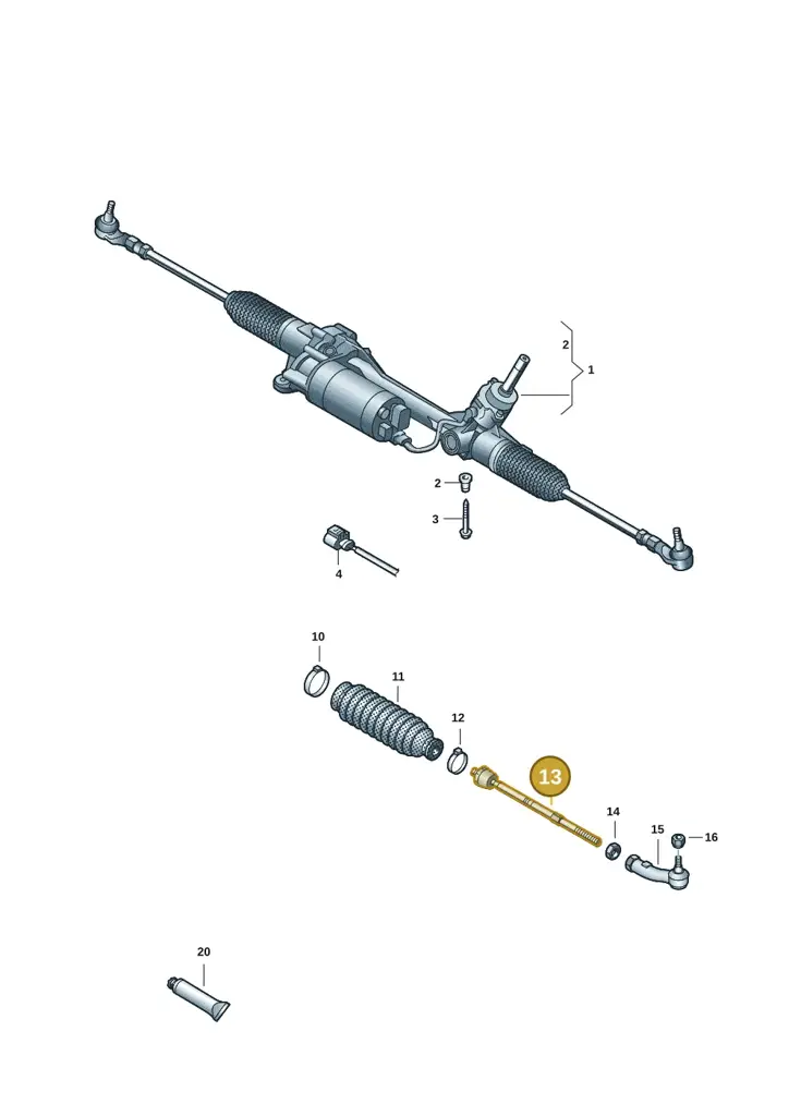 1EB422807A — Volkswagen ID.7 Limousine Pro (2023-) diagram 15a423150, position 13