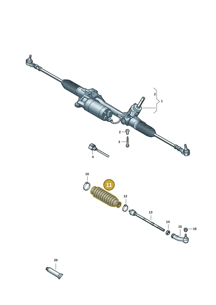 1EB422831 — Volkswagen ID.7 Limousine Pro (2023-) diagram 15a423150, position 11