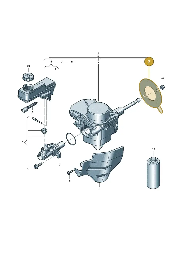 1EB612161B — Volkswagen ID.7 Limousine Pro (2023-) diagram 14b612000, position 7