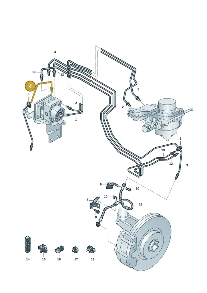 1EB614724C — Volkswagen ID.4 Pro (2020-2023) diagram 15a611020, position 4