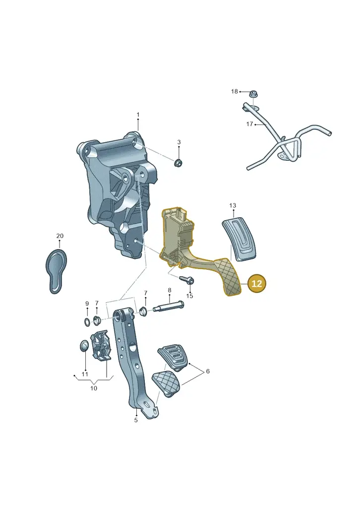 1EB723503B — Volkswagen ID.7 Limousine Pro (2023-) diagram 837721600, position 12
