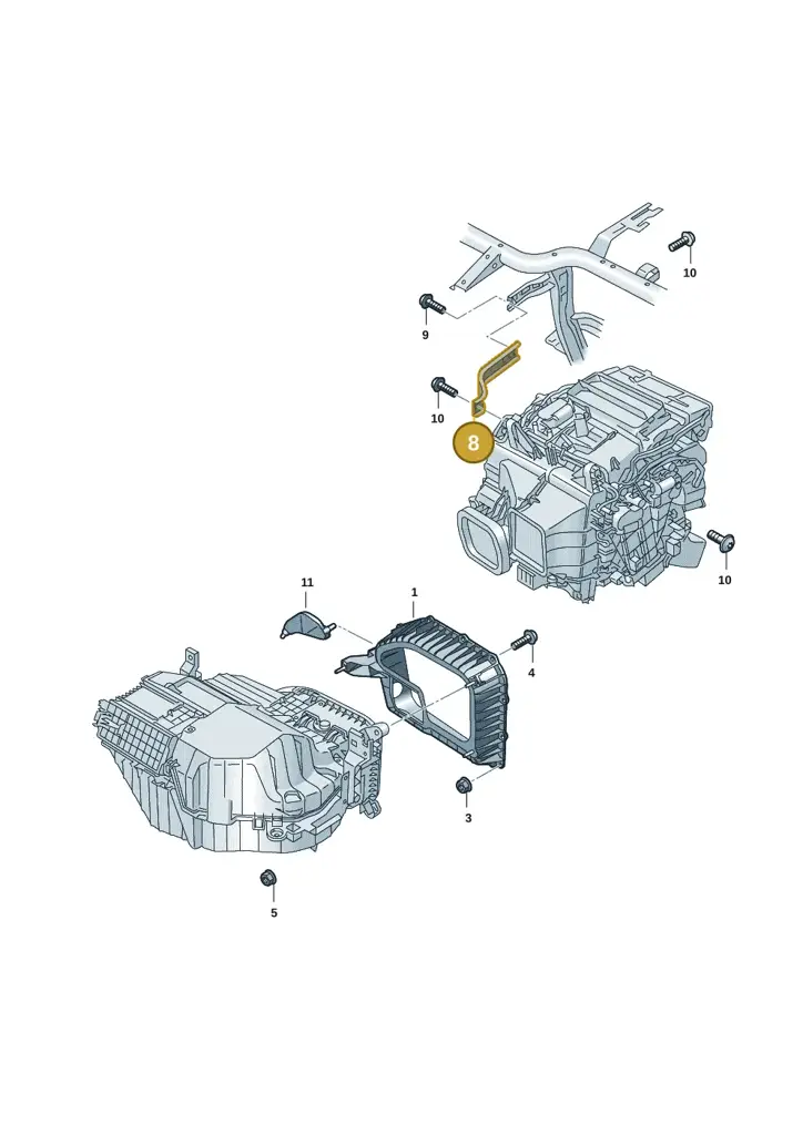1EC819133 — Volkswagen ID.7 Limousine Pro (2023-) diagram 89a820110, position 8