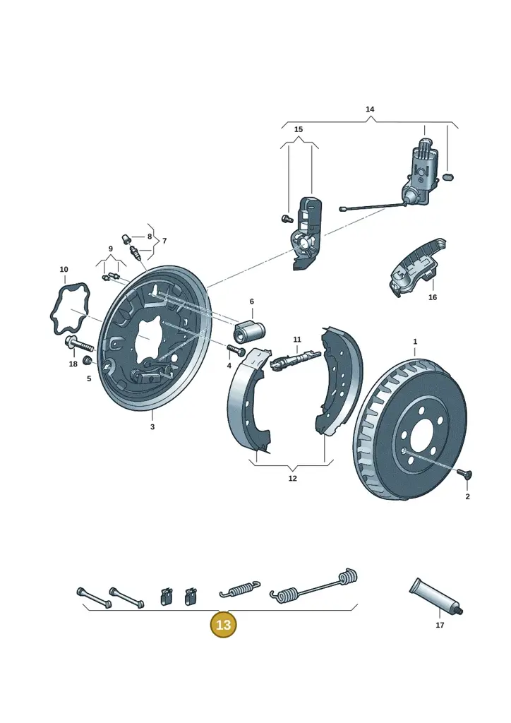 1ED698545A — Volkswagen ID.UNYX (2024-) diagram 10a609000, position 13