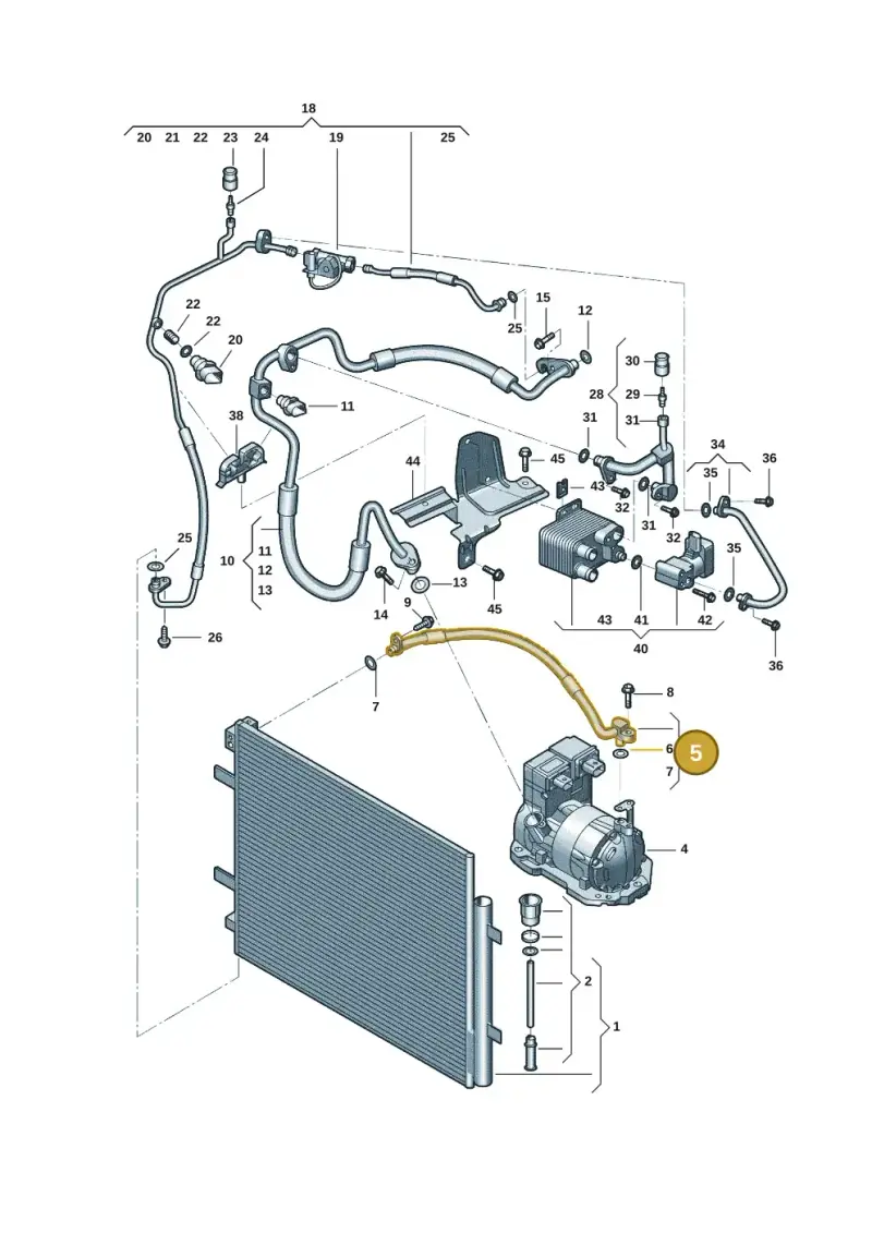 1ED816721A — Volkswagen ID.6 X (2021-) diagram 12d260400, position 5