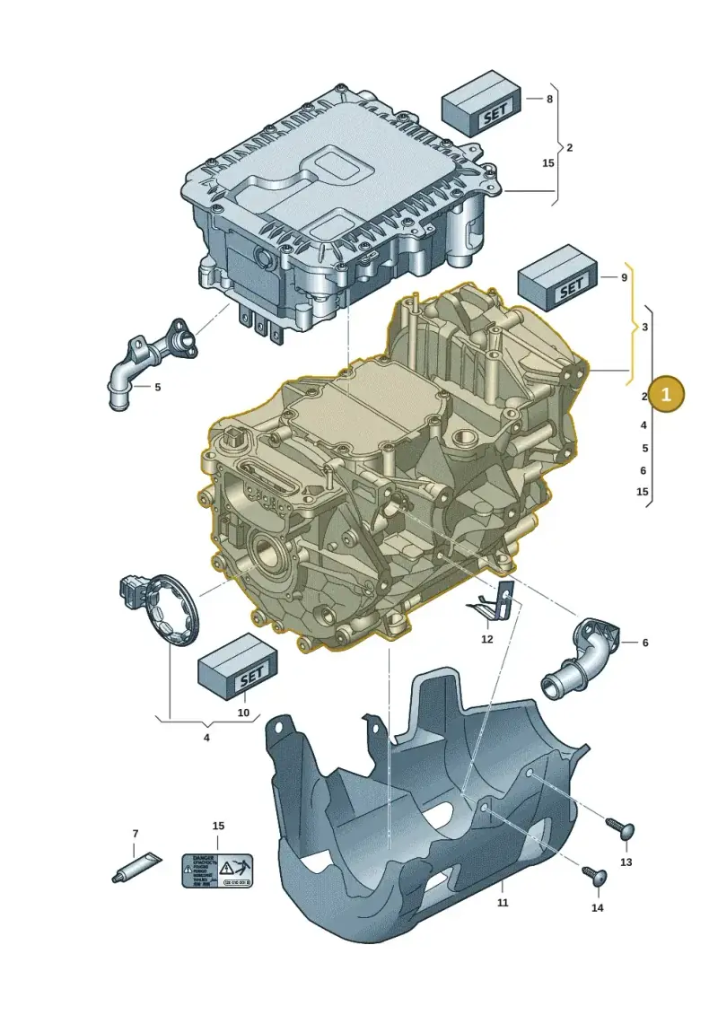 1ED901134 — Skoda Enyaq (2020-2021) diagram 11a901000, position 1