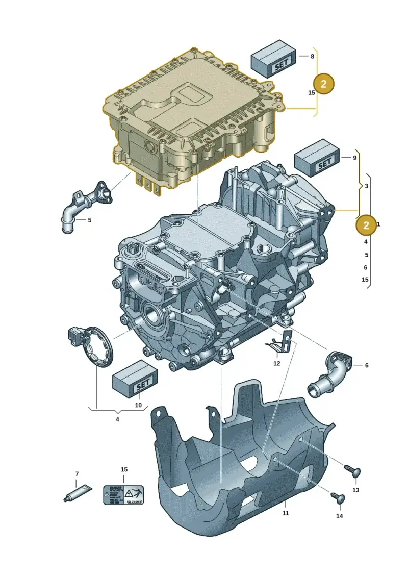 1ED998121A — Volkswagen ID.4 Pro (2020-2023) diagram 11a901000, position 2
