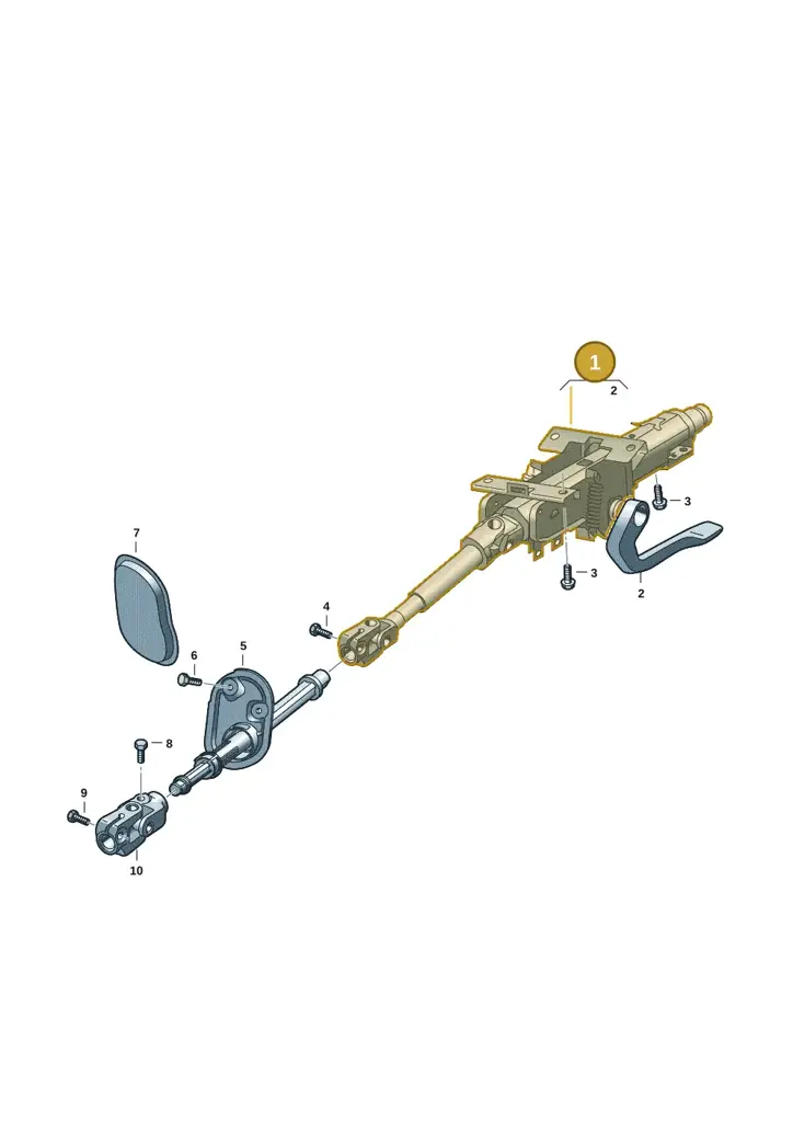 1EE419512A — Volkswagen ID.7 Limousine Pro (2023-) diagram 14b419100, position 1