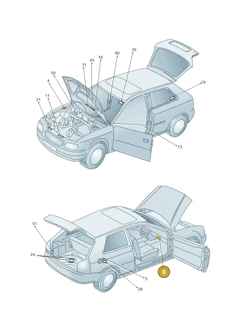 1H0010076E — Audi A3/S3/quattro (2005-2007) diagram 201010000, position 8