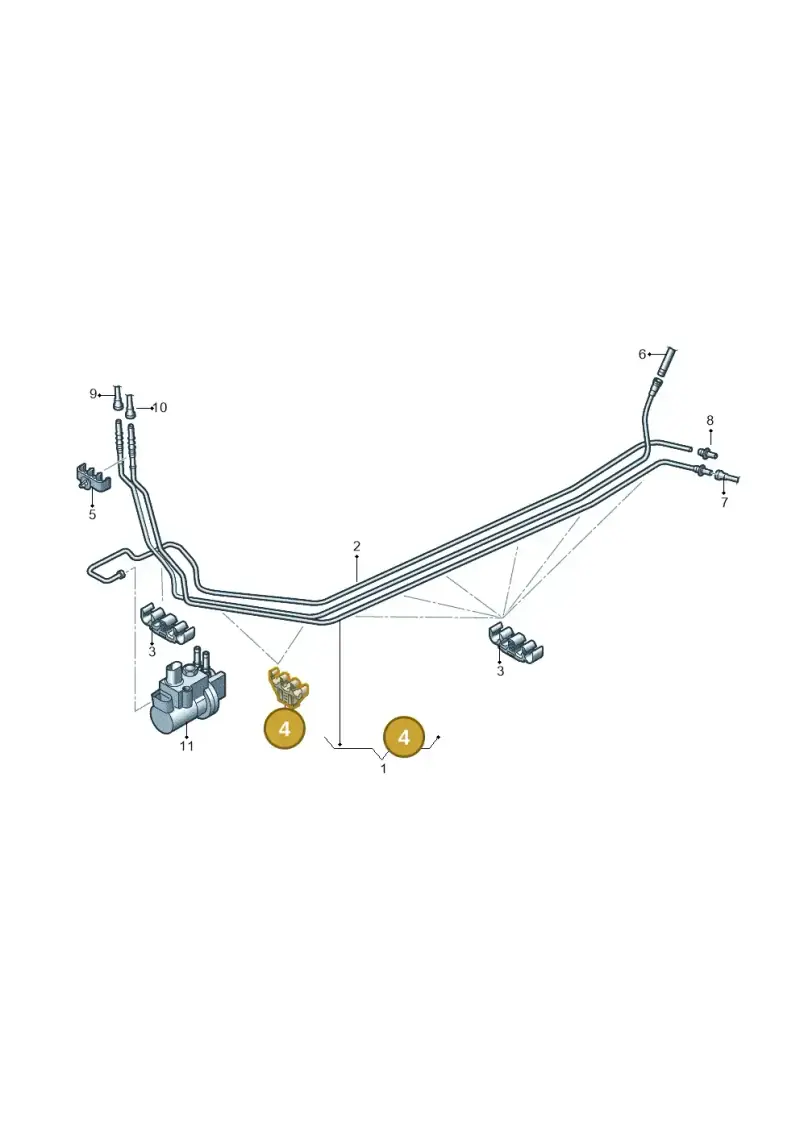 1H0201449A — Volkswagen Up! 1.0 BlueMotion (2016-2023) diagram 723201020, position 4
