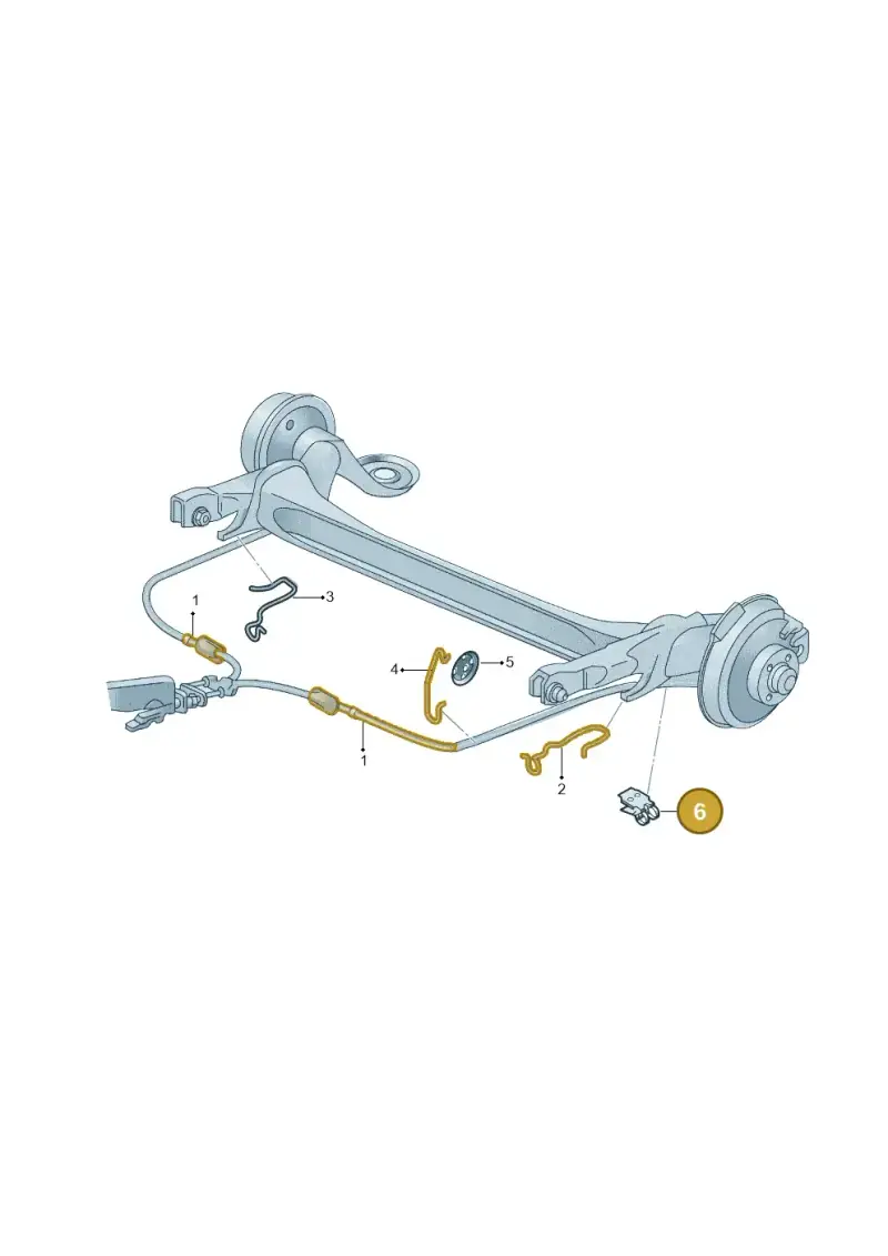 1H0609734F — Volkswagen Polo 1.4 BlueMotion (2014-2017) diagram 747609550, position 6