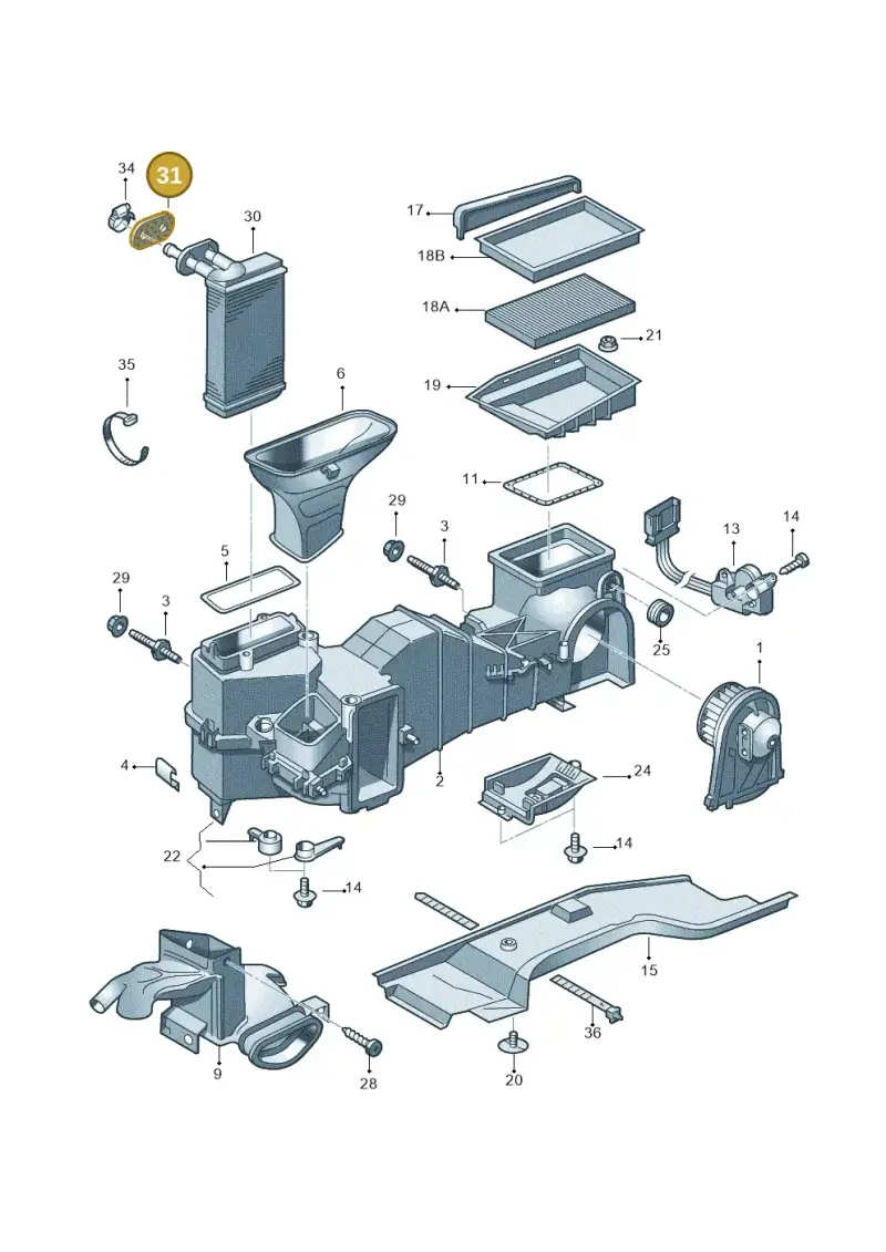 1H0819019 — Volkswagen New Beetle             06> (2005-) diagram 194819200, position 31