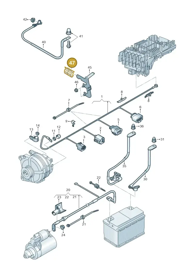 1H0971615AB — SEAT Tarraco (2018-2024) diagram 884971010, position 47