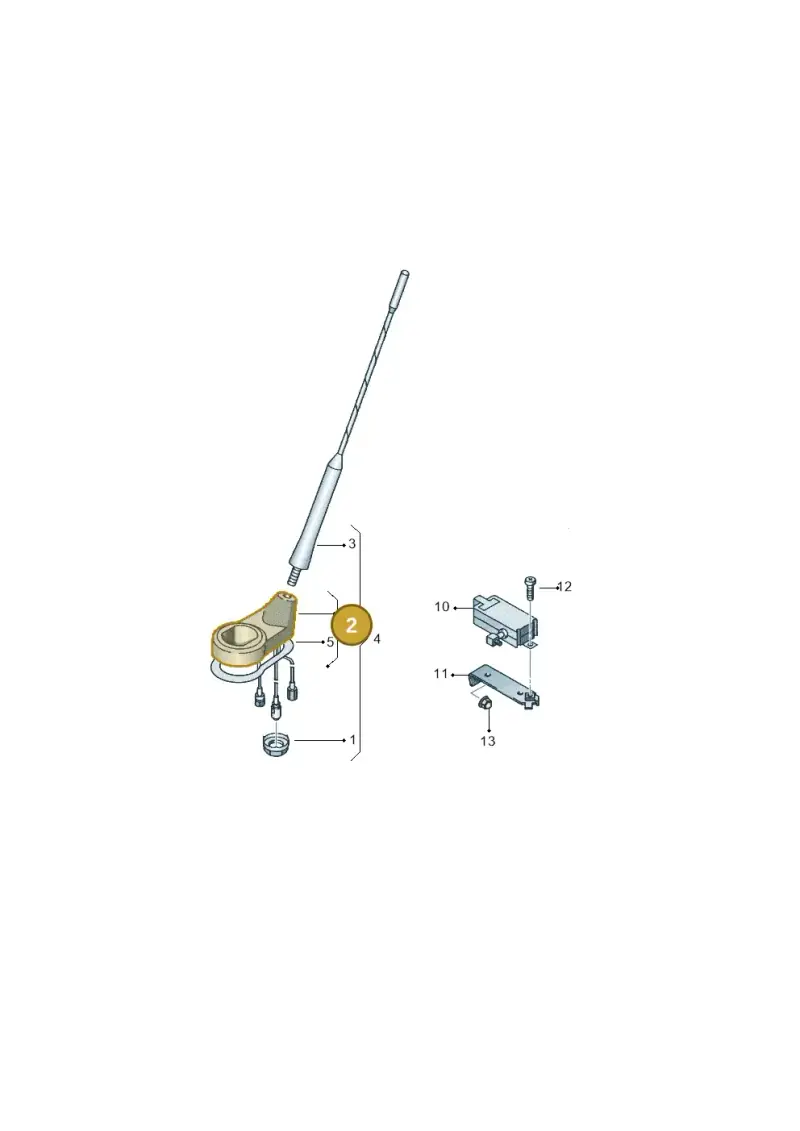 1J0035501C — Volkswagen Polo (2008-2009) diagram 253035100, position 2