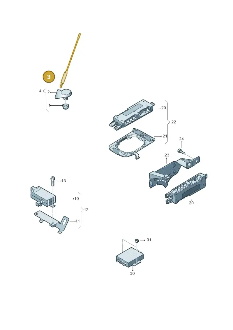 1J0035849B — Volkswagen PASSAT/4MOTION/W8 (2002-2005) diagram 404035100, position 3